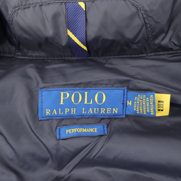 NEW Polo Ralph Lauren Packable Down Puffer Jacket Navy Red Pony Logo Men's M - Picture 5 of 8